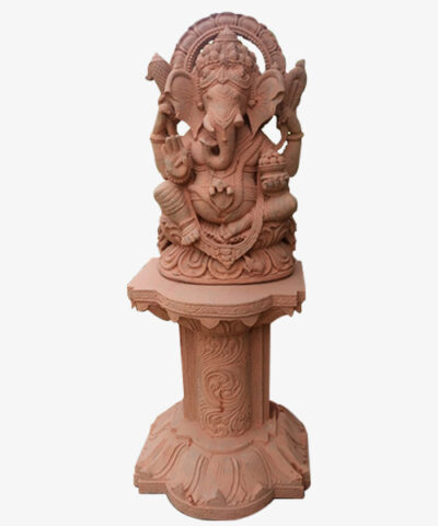 Pillar on Ganesha