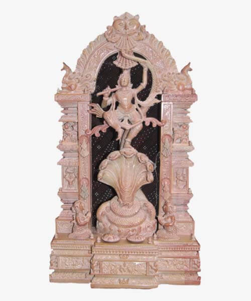 Shri Krishna on Kliya Naag - Odisha Kraft