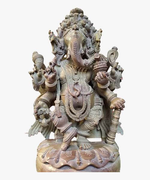Limestone Lord Ganesha Statue