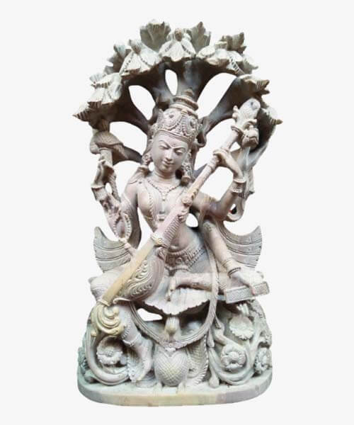 Finest Maa Saraswati statue - Odisha Kraft