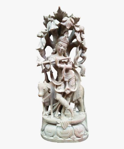 Shri Krishna handcarved statue - Odisha Kraft